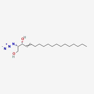 molecular formula C18H35N3O2 B1211041 4-Octadecene-1,3-diol,2-azido-, (2S,3R,4E)- 