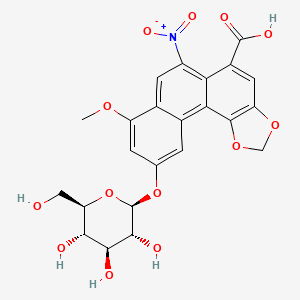 molecular formula C23H21NO13 B1211042 Aristoloside CAS No. 84014-70-0