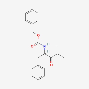 molecular formula C20H21NO3 B12110461 benzyl N-[(2S)-4-methyl-3-oxo-1-phenylpent-4-en-2-yl]carbamate 