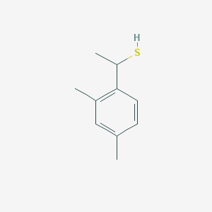 molecular formula C10H14S B12110477 1-(2,4-Dimethylphenyl)ethane-1-thiol 