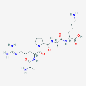 molecular formula C23H43N9O6 B12110491 Peptide 6A 