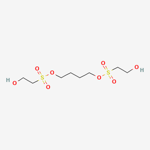 molecular formula C8H18O8S2 B1211052 1,4-Butanediol diisethionate CAS No. 81171-23-5