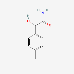molecular formula C9H11NO2 B12110553 Benzeneacetamide, alpha-hydroxy-4-methyl- CAS No. 18584-26-4