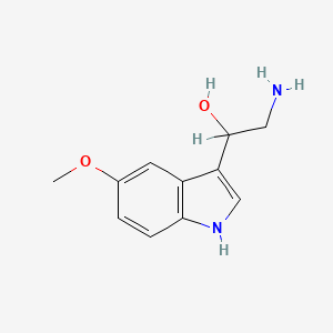 molecular formula C11H14N2O2 B1211057 beta-Hydroxy-5-methoxytryptamine CAS No. 83053-23-0