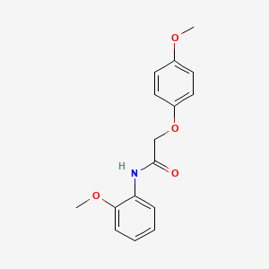 2-(4-methoxyphenoxy)-N-(2-methoxyphenyl)acetamide