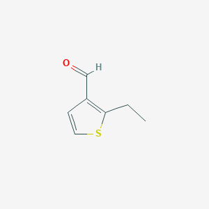 molecular formula C7H8OS B121107 2-Ethyl-3-formylthiophene CAS No. 156386-50-4