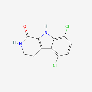 5,8-Dichloro-2,3,4,9-tetrahydropyrido[3,4-b]indol-1-one