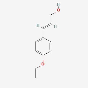 molecular formula C11H14O2 B12110706 2-Propen-1-ol, 3-(4-ethoxyphenyl)- 