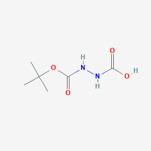 molecular formula C6H12N2O4 B12110726 2-(tert-Butoxycarbonyl)hydrazine-1-carboxylic acid CAS No. 256640-13-8