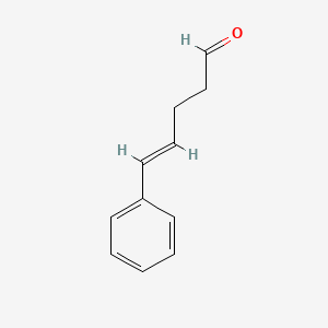 molecular formula C11H12O B12110768 5-Phenylpent-4-enal 