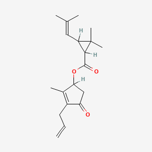 molecular formula C19H26O3 B1211079 Allethrin CAS No. 34624-48-1
