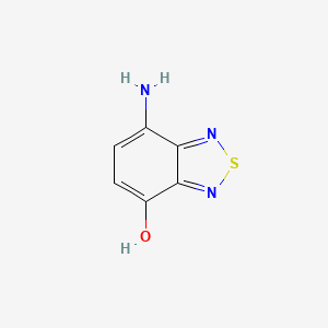 molecular formula C6H5N3OS B12110821 7-Amino-2,1,3-benzothiadiazol-4(1h)-one CAS No. 1753-27-1