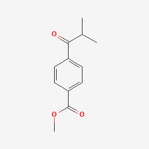molecular formula C12H14O3 B12110867 Methyl 4-(2-methylpropanoyl)benzoate 