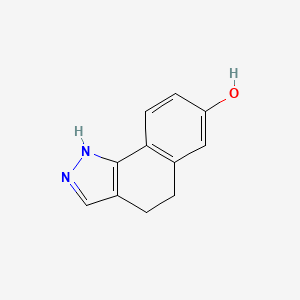 molecular formula C11H10N2O B1211087 Hydroxybenzindazole CAS No. 31184-53-9