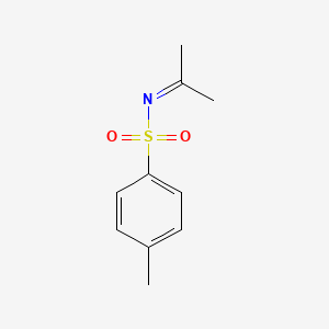 molecular formula C10H13NO2S B12110879 4-methyl-N-propan-2-ylidenebenzenesulfonamide CAS No. 69380-84-3