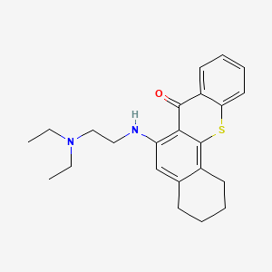 molecular formula C23H28N2OS B1211089 1-(beta-Diethylaminoethylamino)-3,4-cyclohexenothiaxanthone CAS No. 50536-91-9
