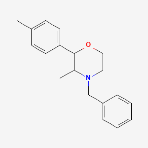 molecular formula C19H23NO B12110892 N-benzyl-3-methyl-2-(p-tolyl)morpholine 