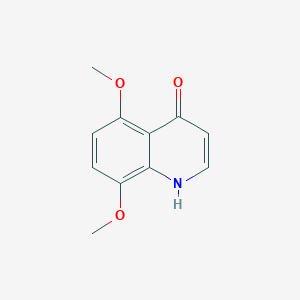 molecular formula C11H11NO3 B12110922 5,8-Dimethoxy-quinolin-4-ol 