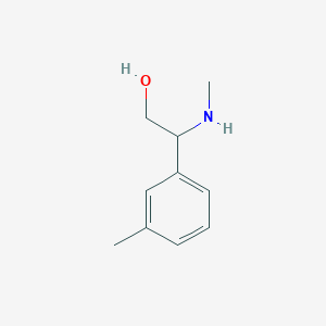 molecular formula C10H15NO B12110989 2-(Methylamino)-2-(m-tolyl)ethanol 