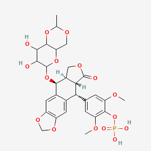 molecular formula C29H33O16P B1211099 Etopophos 