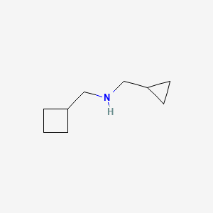molecular formula C9H17N B12110990 1-Cyclobutyl-N-(cyclopropylmethyl)methanamine CAS No. 898911-73-4