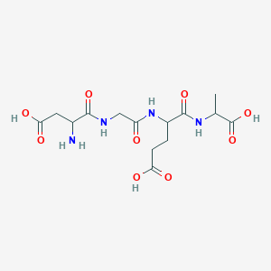 molecular formula C14H22N4O9 B12111011 alpha2beta1 Integrin Ligand Peptide 