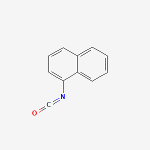 molecular formula C11H7NO B1211104 1-Naphthyl isocyanate CAS No. 86-84-0