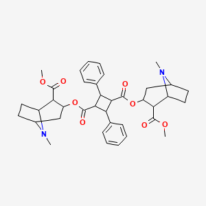 molecular formula C38H46N2O8 B12111099 gamma-Truxilline 