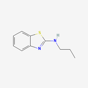 molecular formula C10H12N2S B12111138 n-Propyl-1,3-benzothiazol-2-amine CAS No. 24622-33-1