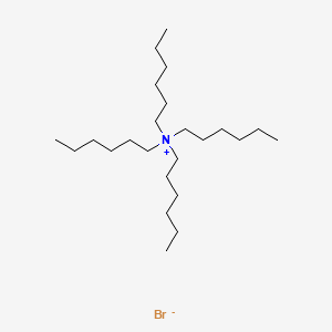 molecular formula C24H52BrN B1211116 Tetrahexylammonium bromide CAS No. 4328-13-6