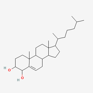 molecular formula C27H46O2 B1211117 Cholest-5-ene-3,4-diol 