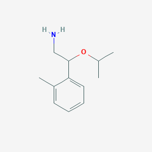 molecular formula C12H19NO B12111180 2-Isopropoxy-2-(o-tolyl)ethanamine 