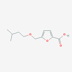 molecular formula C11H16O4 B12111255 2-Furoic acid,5-[(isopentyloxy)methyl]- 