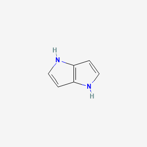molecular formula C6H6N2 B12111405 1,4-Dihydropyrrolo[3,2-b]pyrrole CAS No. 63156-05-8