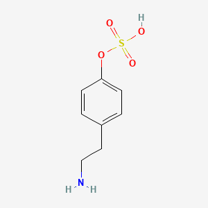 molecular formula C8H11NO4S B1211141 Tyramine sulfate CAS No. 30223-92-8