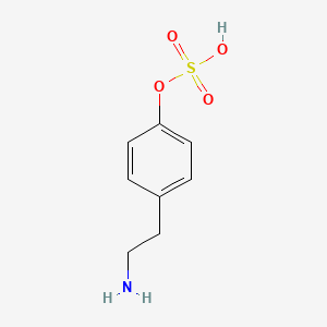 molecular formula C8H11NO4S B1211141 Tyramine O-sulfate CAS No. 30223-92-8