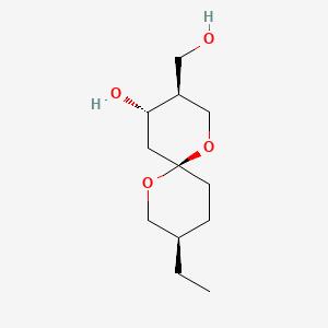 molecular formula C12H22O4 B1211142 Talaromycin B CAS No. 83780-27-2