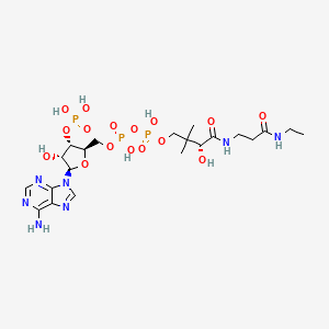 molecular formula C21H36N7O16P3 B1211152 Desulfo-coenzyme a CAS No. 5863-40-1