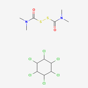 molecular formula C12H18Cl6N2O2S2 B1211153 Agronex CAS No. 8015-42-7