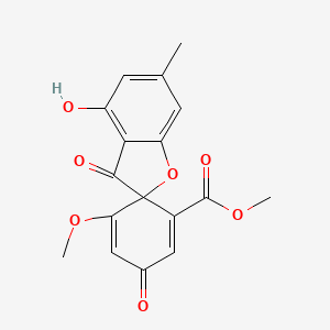 molecular formula C17H14O7 B1211156 Bisdechlorogeodin CAS No. 3209-31-2