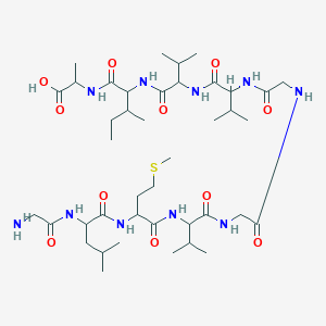 molecular formula C41H74N10O11S B12111612 Amyloid beta-protein (33-42) 