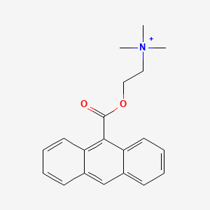 molecular formula C20H22NO2+ B1211162 9-Anthroylcholine CAS No. 74095-55-9