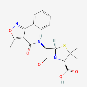 molecular formula C19H19N3O5S B1211168 Oxacillin CAS No. 66-79-5