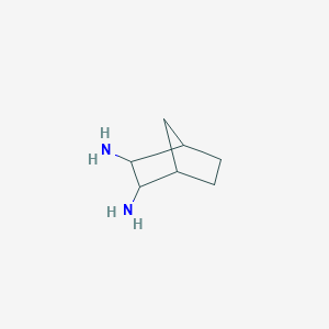 molecular formula C7H14N2 B12111725 Bicyclo[2.2.1]heptane-2,3-diamine 