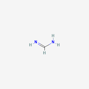 molecular formula CH4N2 B1211174 Formamidine CAS No. 463-52-5