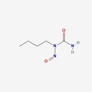 molecular formula C5H11N3O2 B1211176 1-Butyl-1-nitrosourea CAS No. 869-01-2