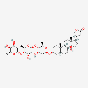 molecular formula C41H66O13 B1211181 Dihydrodigitoxin CAS No. 3786-76-3
