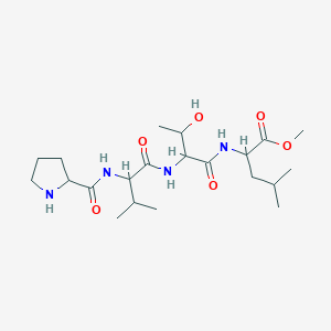 molecular formula C21H38N4O6 B12111901 Eglin c (42-45)-methyl ester HCl 