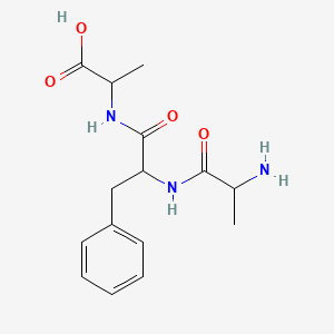 molecular formula C15H21N3O4 B12111919 H-Ala-D-Phe-Ala-OH 