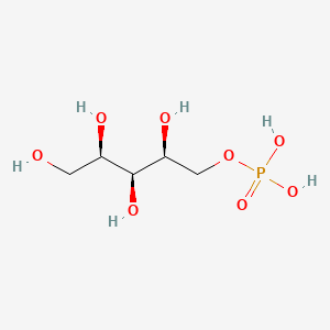 molecular formula C5H13O8P B1211197 L-Xylitol 5-phosphate CAS No. 64913-51-5